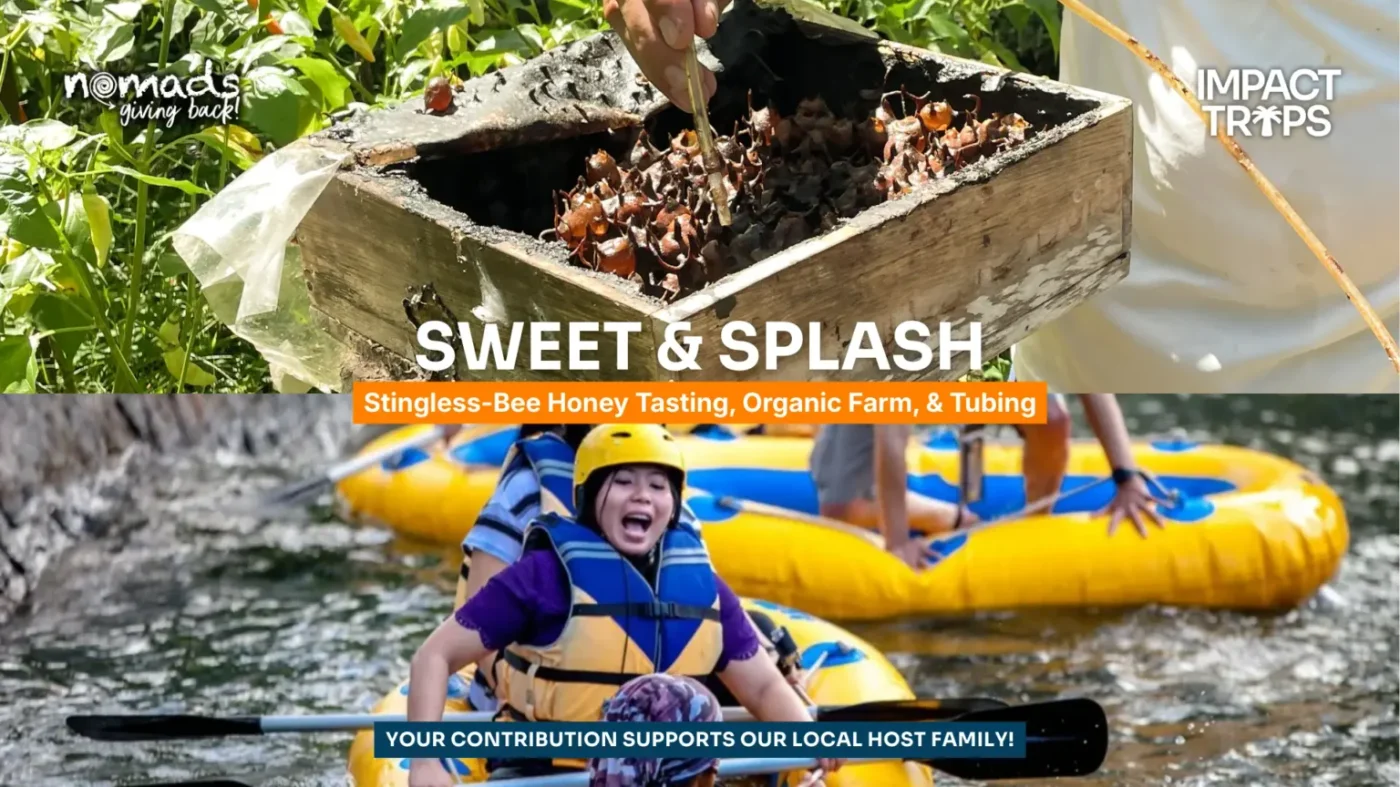 Sweet & Splash: Stingless-Bee Honey Tasting, Organic Farm, & Tubing in Bali, Bali