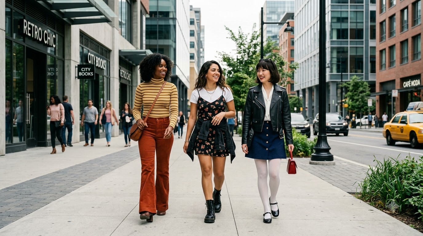 Retro Chic Style: 15 Stylish Outfit Ideas for Women