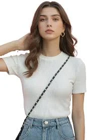 white fitted top white fitted top