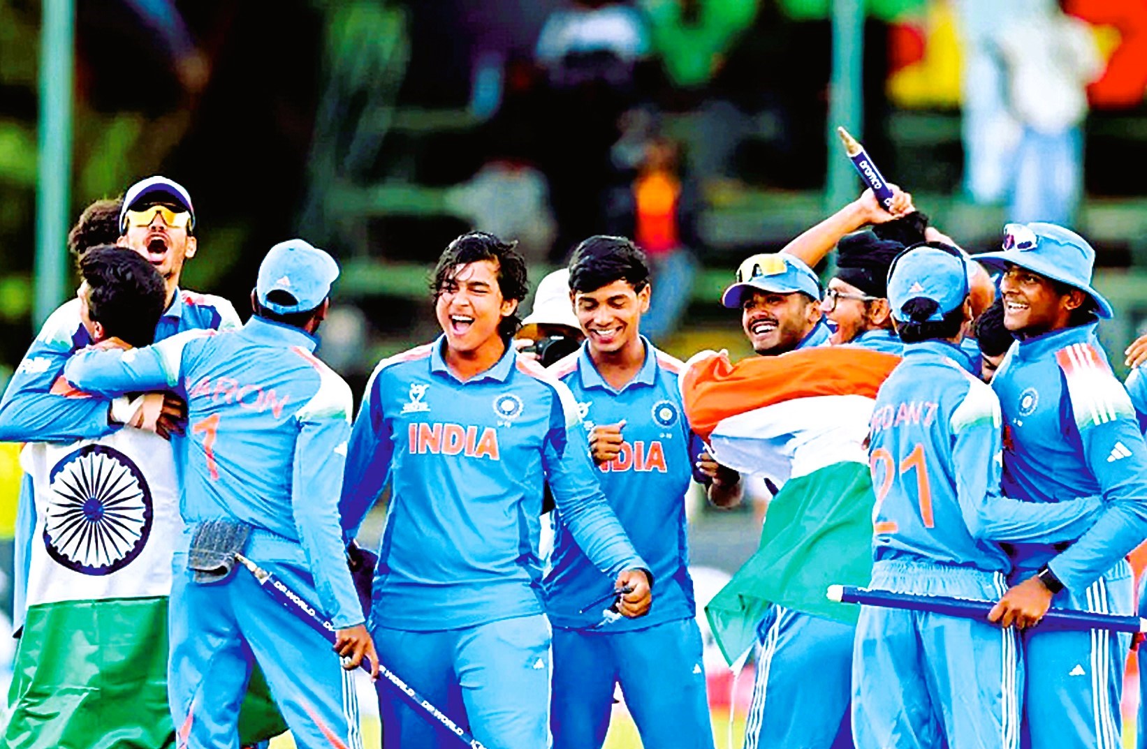 अंडर-19 विश्वकप  में भारत ने इंग्लैंड को 100 रनों से हराया