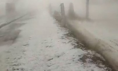 तेज आंधी-बारिश के साथ गिरे ओले, फसलें चौपट