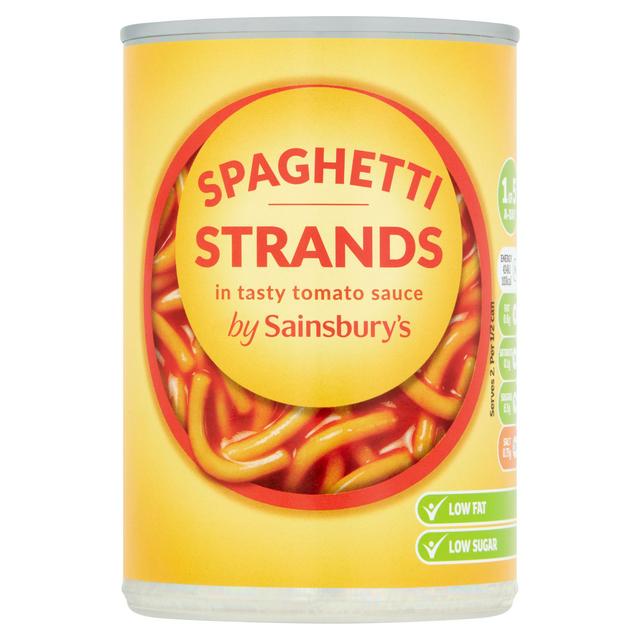 Spaghetti Strands in Tasty Tomato Sauce by Sainsbury's
