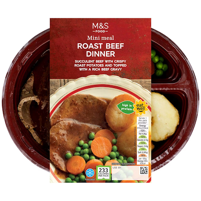 Roast Beef Dinner by Marks & Spencer