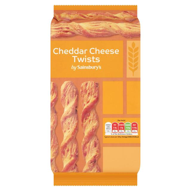 Cheddar cheese Twists by By sainsbury's, Sainsbury's