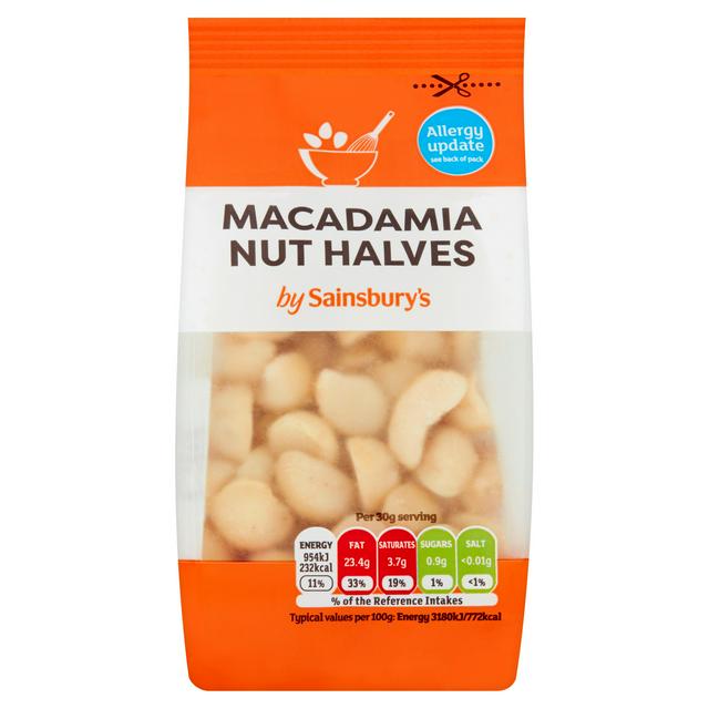 Macadamia Nut Halves by Sainsburys