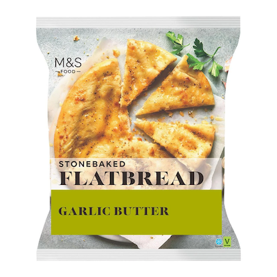 Garlic Butter Flatbread by Marks & Spencer