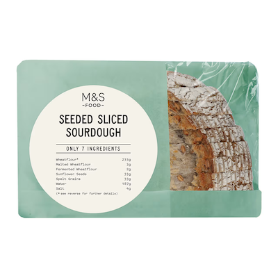 Seeded Sliced Sourdough by Marks & Spencer
