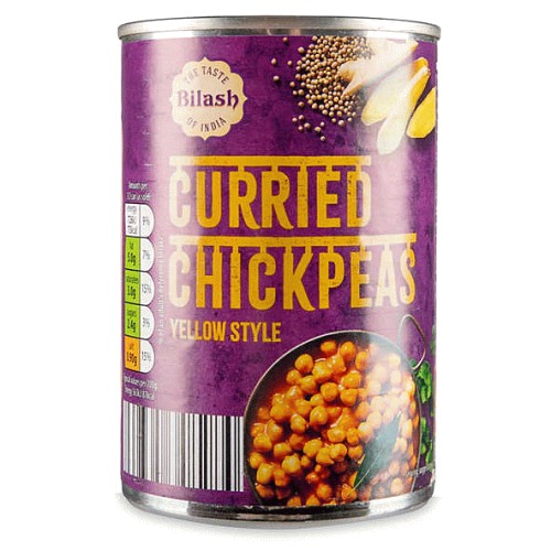 Curried Chickpeas by Bilash the taste of India