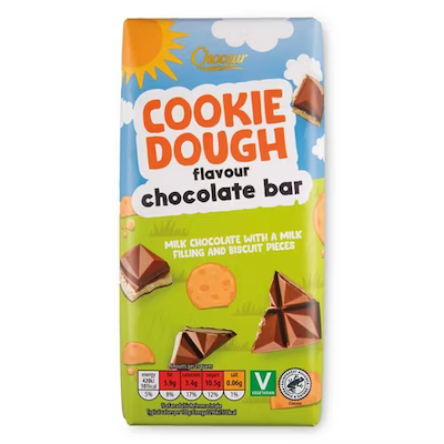 Cookie Dough Flavour Chocolate Bar by Aldi