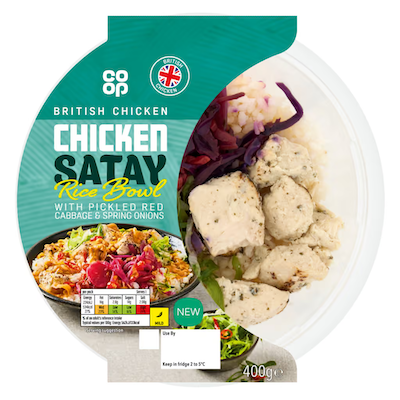 Chicken Satay Rice Bowl by Coop