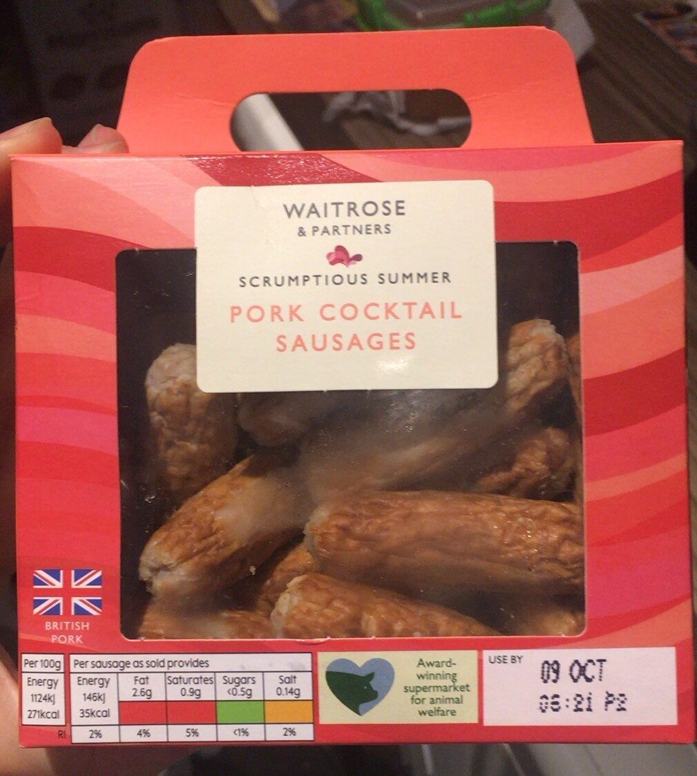 Pork Cocktail Sausages by Waitrose