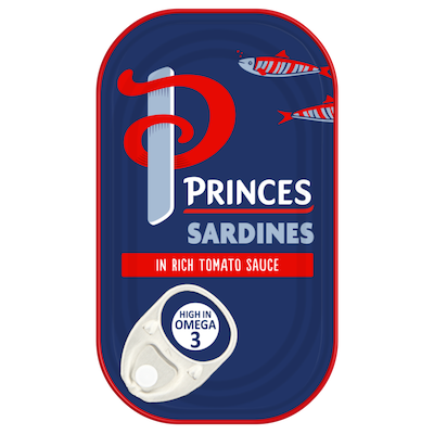 Sardines in Rich Tomato Sauce by Princes
