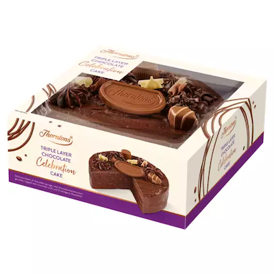 Triple Layer Chocolate Celebration Cake by Thorntons
