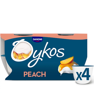 Oykos Peach Yogurt by Danone