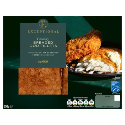 Breaded Cod Fillets by Asda