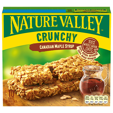 Canadian Maple Syrup Oat bars by Nature Valley