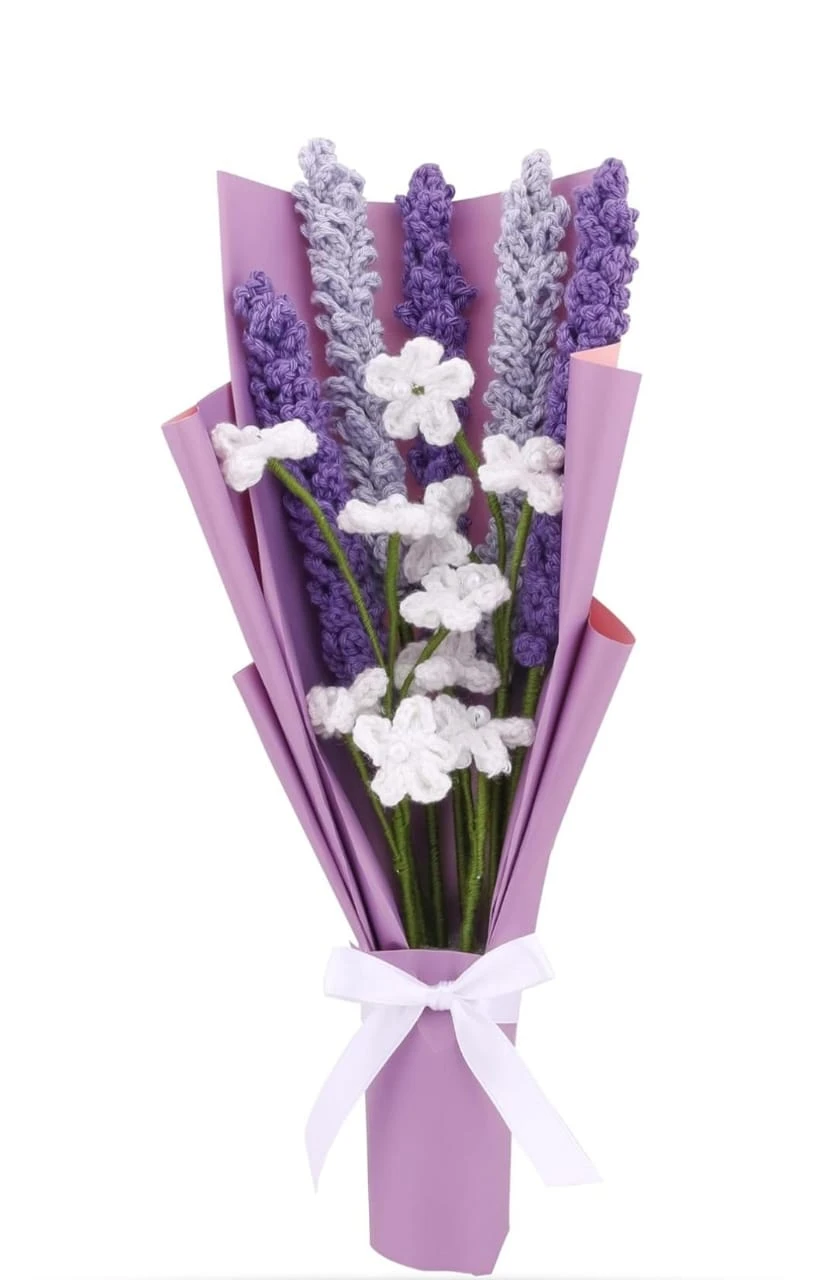 Lavender Dreams Crochet Bouquet