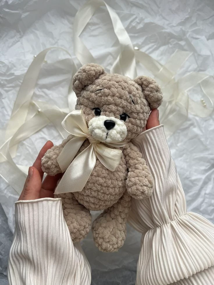 Mocha Crochet Teddy Bear