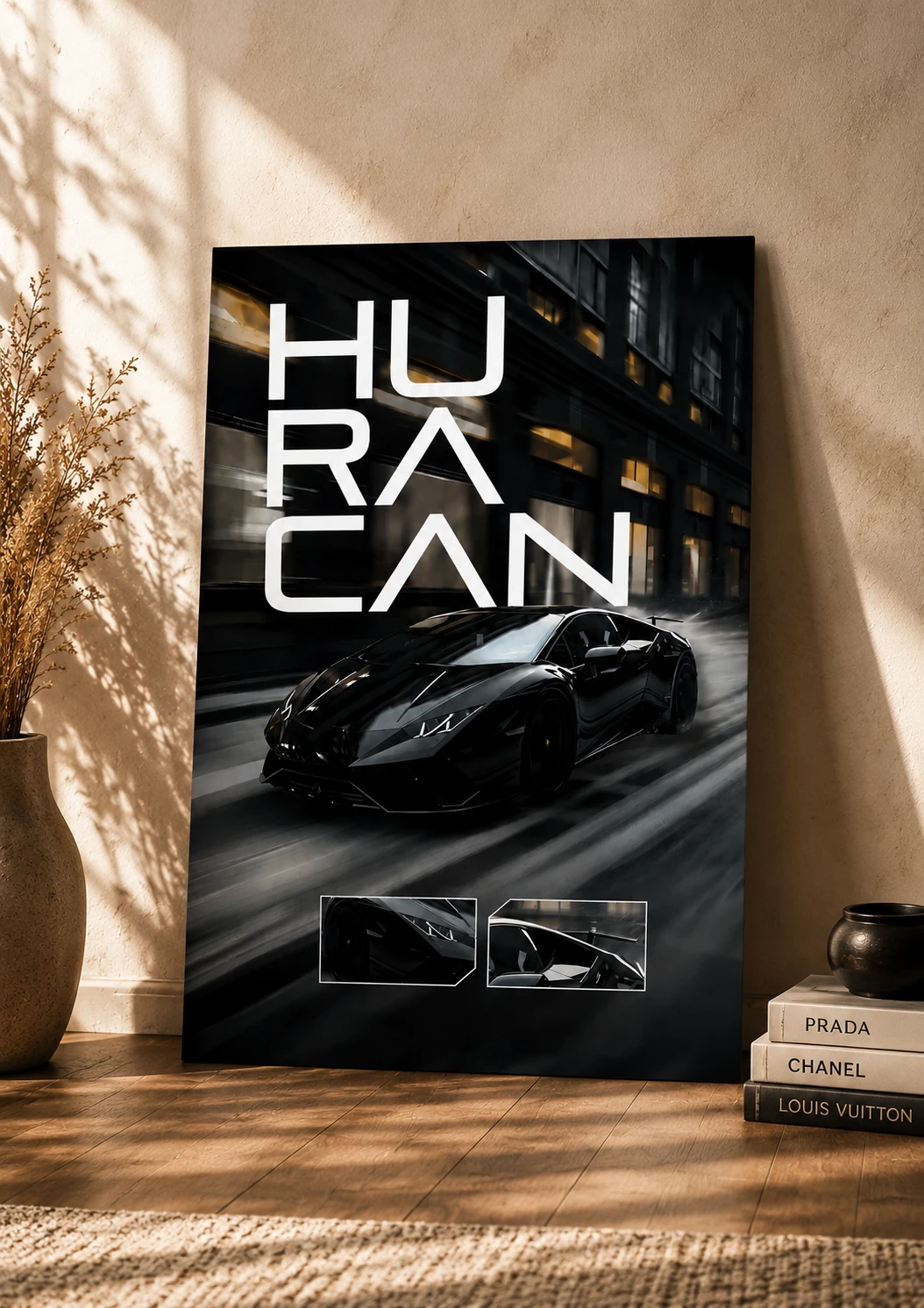 Lamborghini Huracán Poster | Premium Supercar Wall Art | Luxury Car Decor for Garage & Office