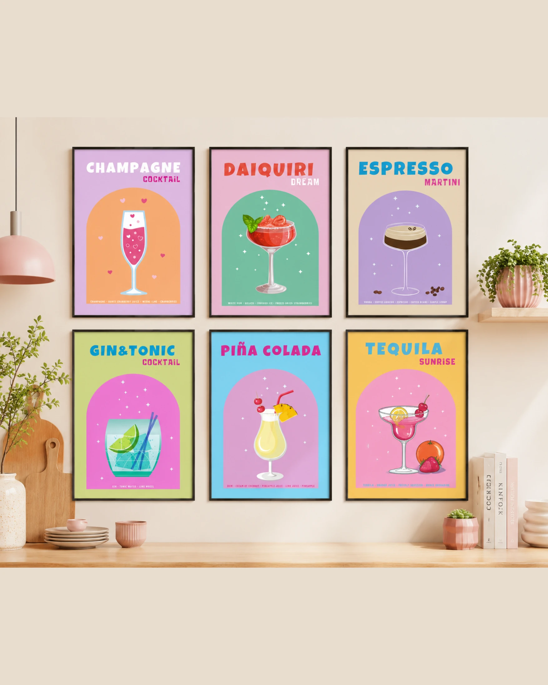 Retro Cocktail Kitchen Collection