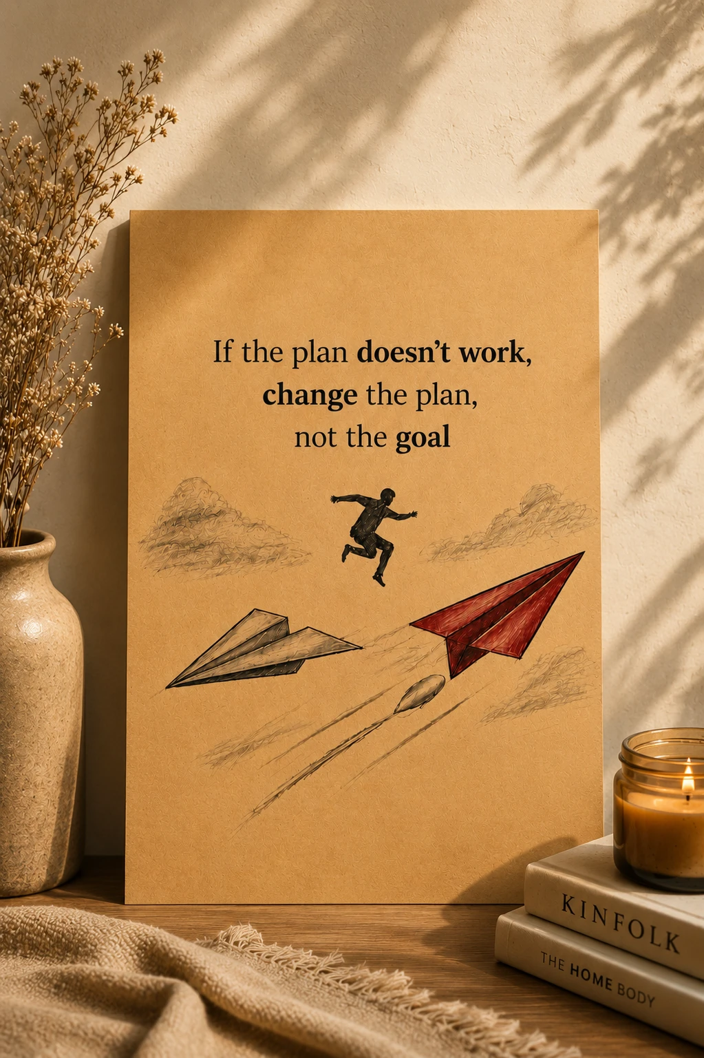 Change the Plan, Not the Goal · Poster only
