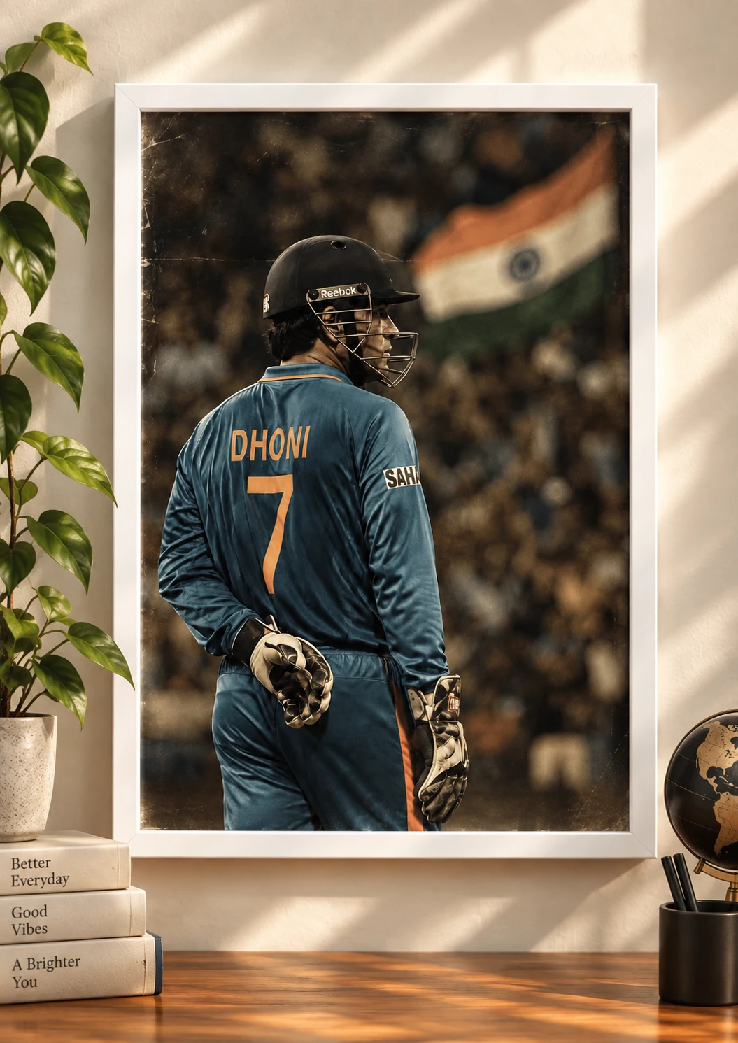 Captain Cool – MS Dhoni #7 Cricket Poster · Poster only