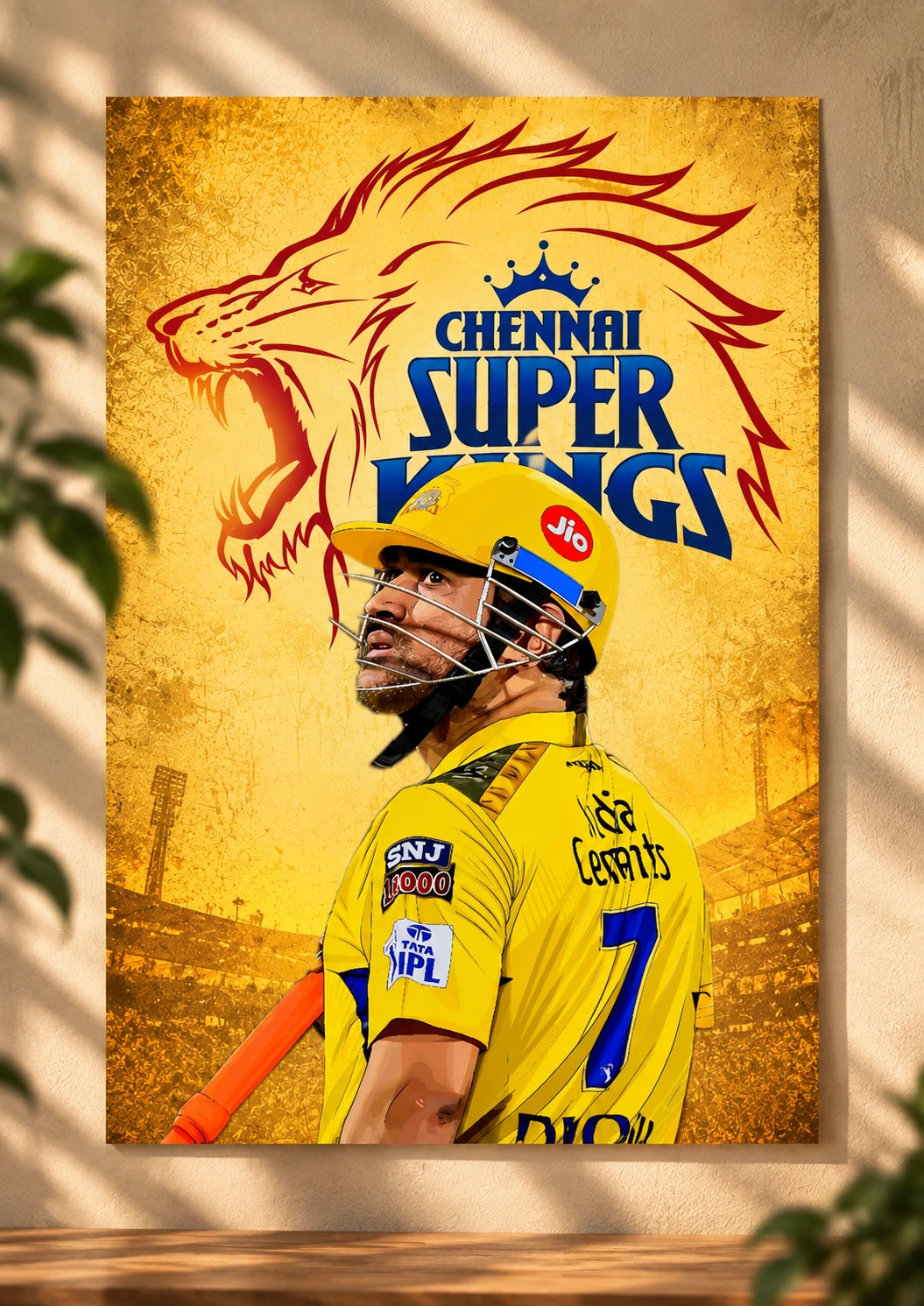 Chennai Super Kings – King of Cricket Poster · Poster only