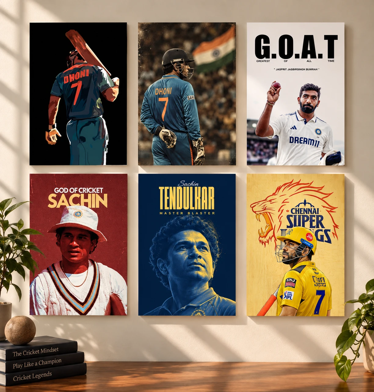 Cricket Legends – Iconic Indian Cricket Poster Collection · Poster only