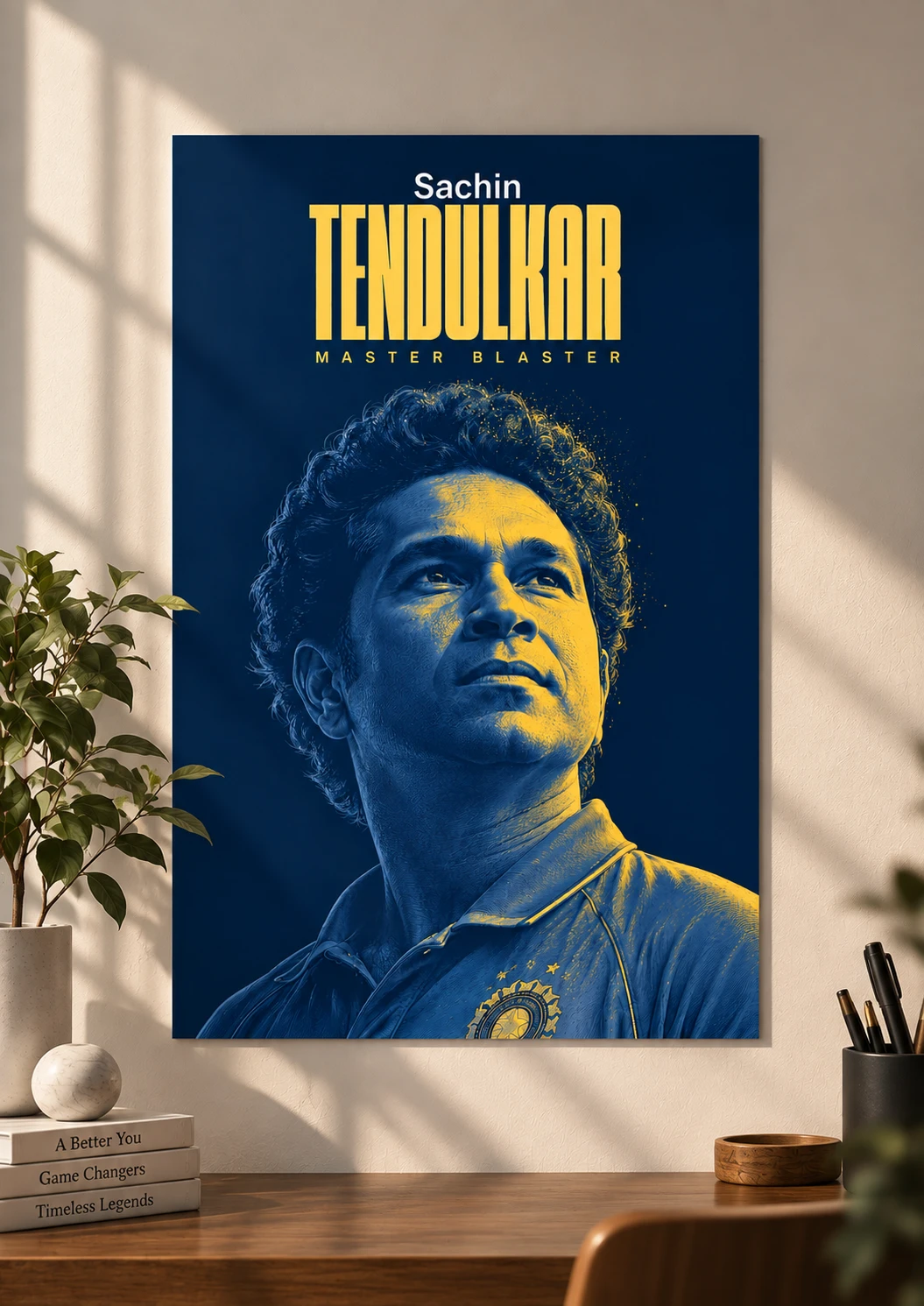 Sachin Tendulkar – Master Blaster Poster · Poster only