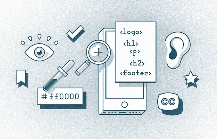 Person using accessibility features