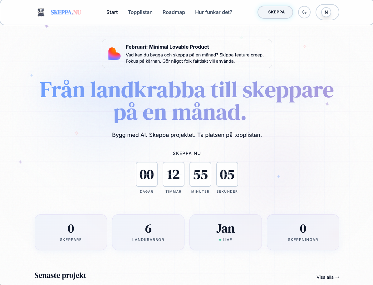 Skeppa Community Interface