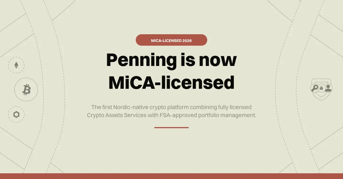 Penning 2026 - pirmā Dānijas MiCA CASP ar portfolio management (padziļināta analīze)