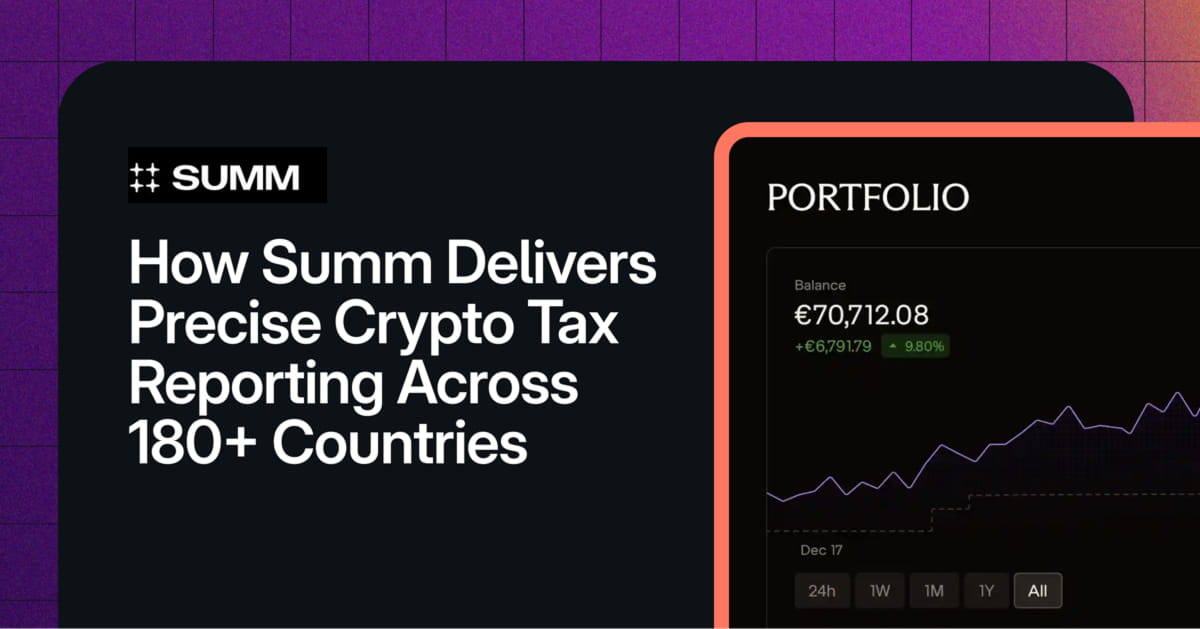 SUMM - kripto mokesčių įrankis DeFi naudotojui