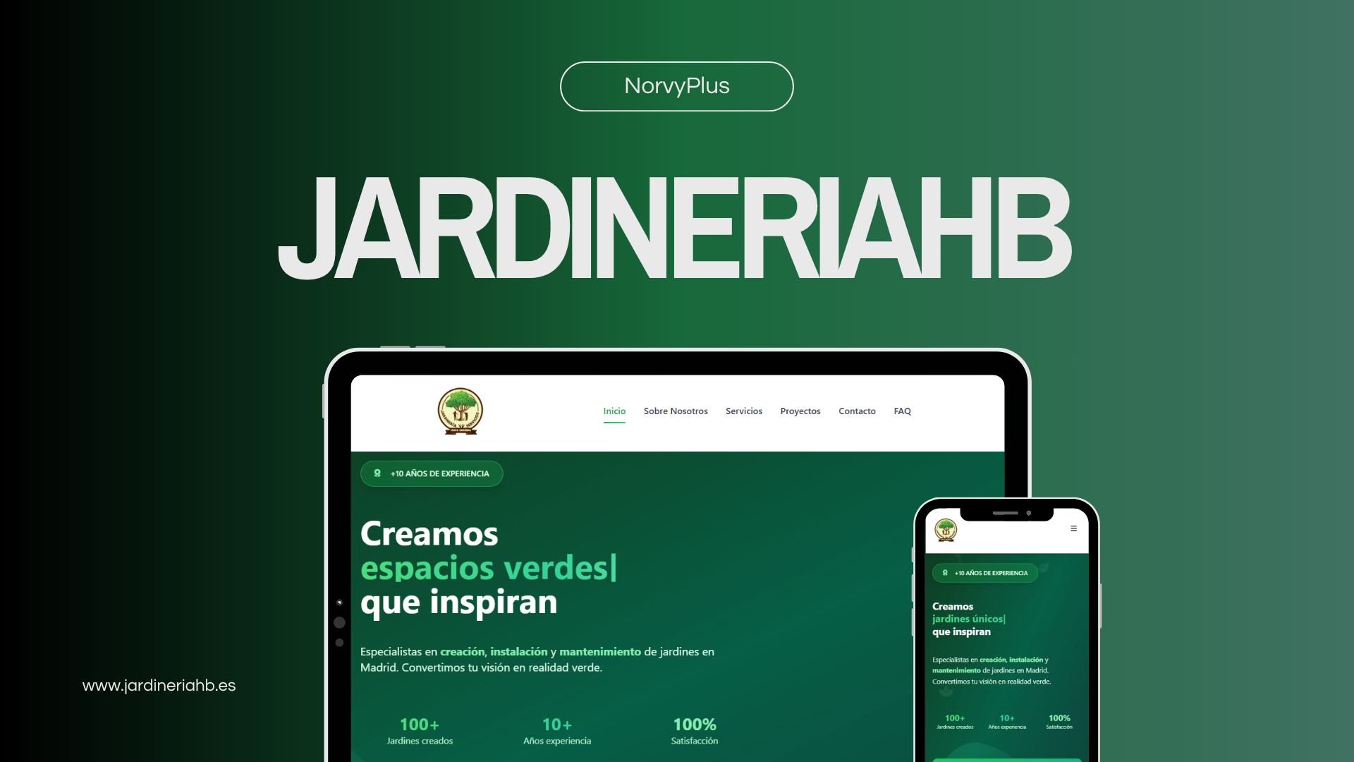 Captura del proyecto Jardinería Hnos. Barrera