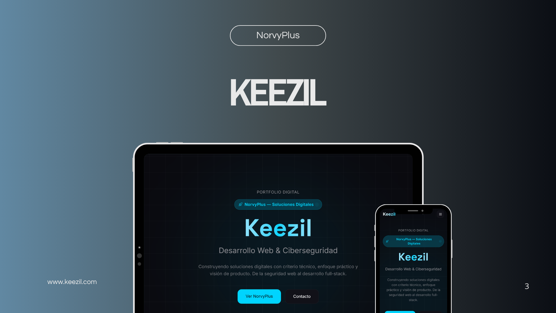 Captura del proyecto Keezil