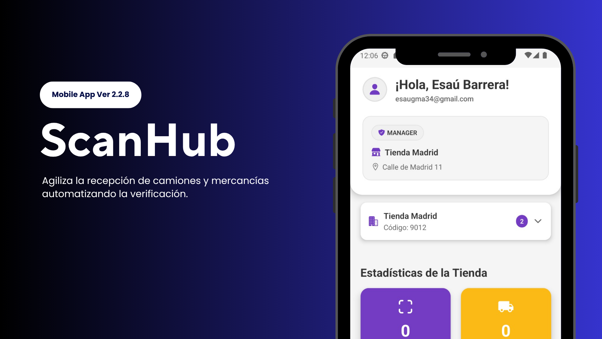 Captura del proyecto ScanHub