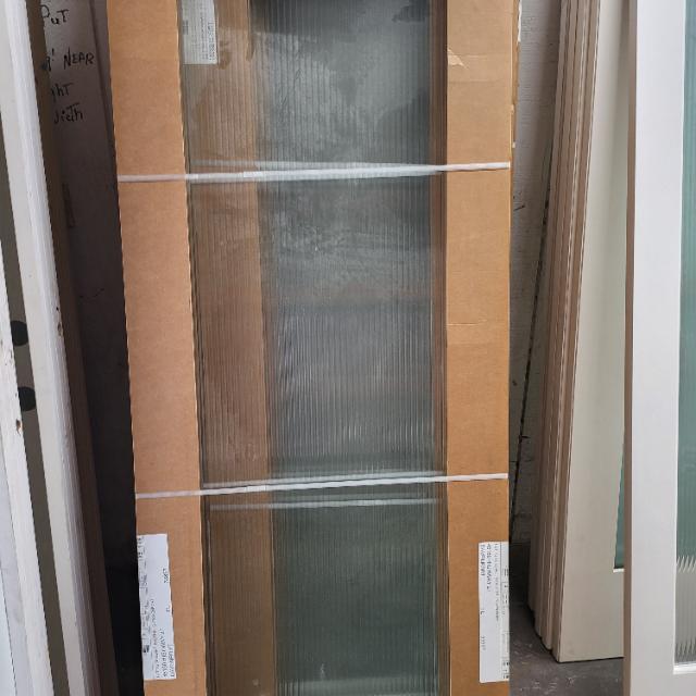 32" x 80" reeded glass.Door slab only