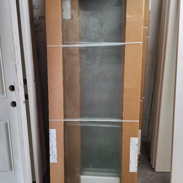 28" x 80" reeded glass.Door slab only
