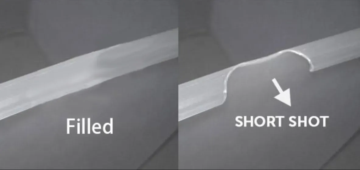 Thiếu hụt vật liệu (Short shot)