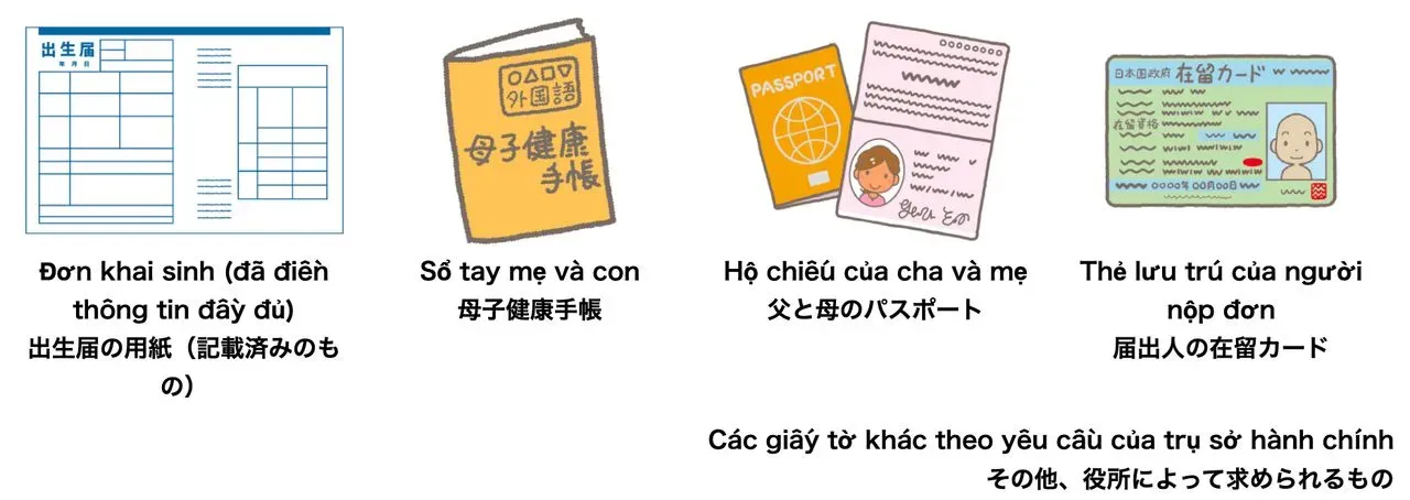 Mẫu đơn đăng ký khai sinh