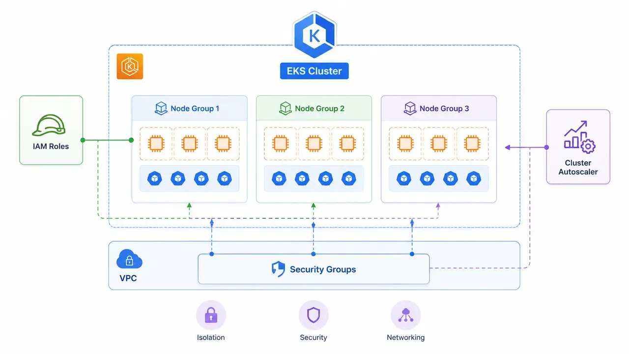 EKS Cluster Autoscaler và Karpenter kiến trúc