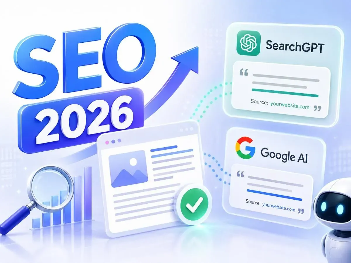SEO 2026 - SearchGPT và Google AI trích dẫn bài viết