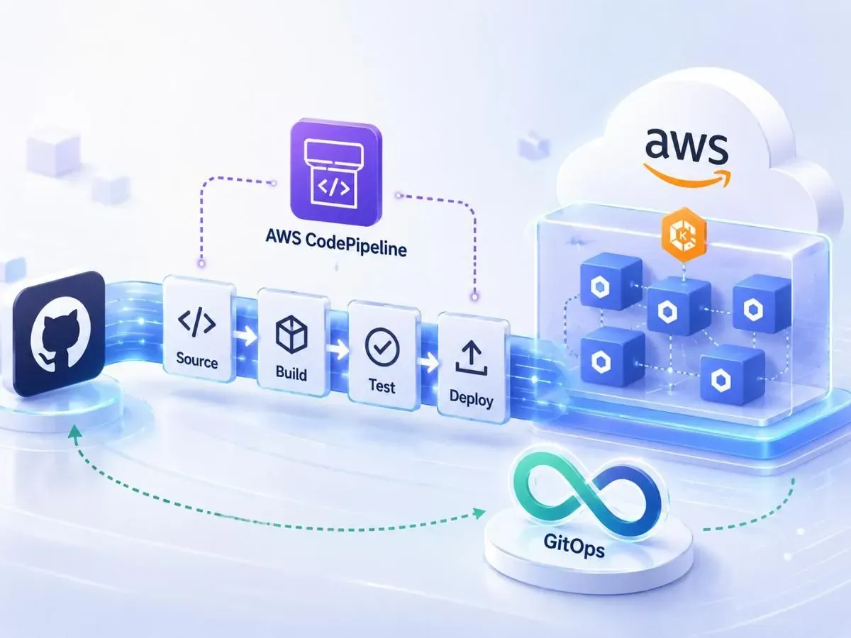CI/CD Pipeline AWS CodePipeline GitOps