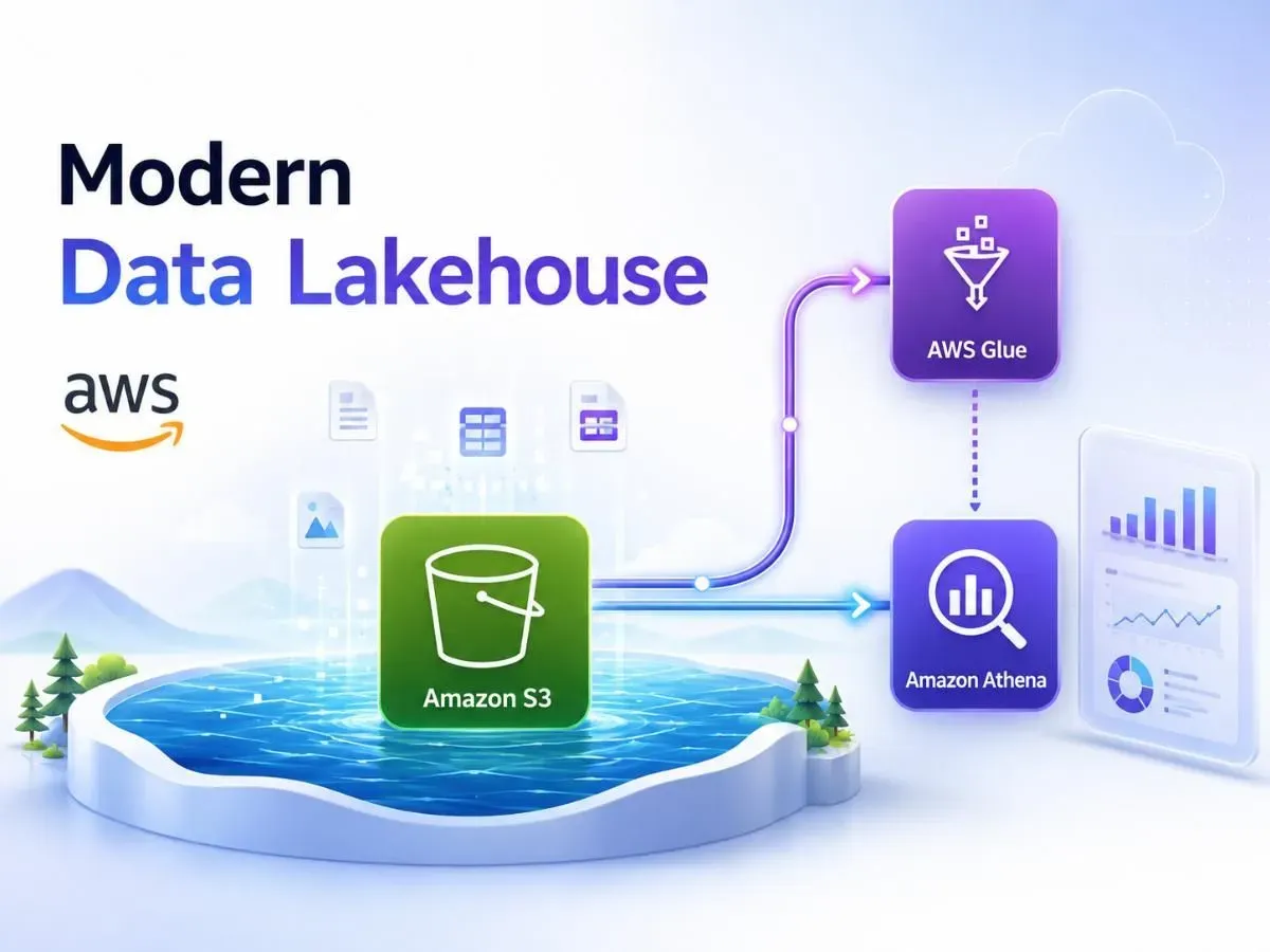 Data Lakehouse trên AWS với S3, AWS Glue và Amazon Athena