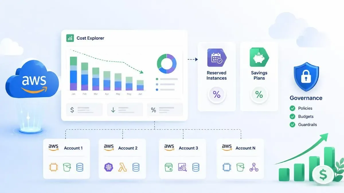 Cost Explorer, Reserved Instances và Savings Plans trên AWS