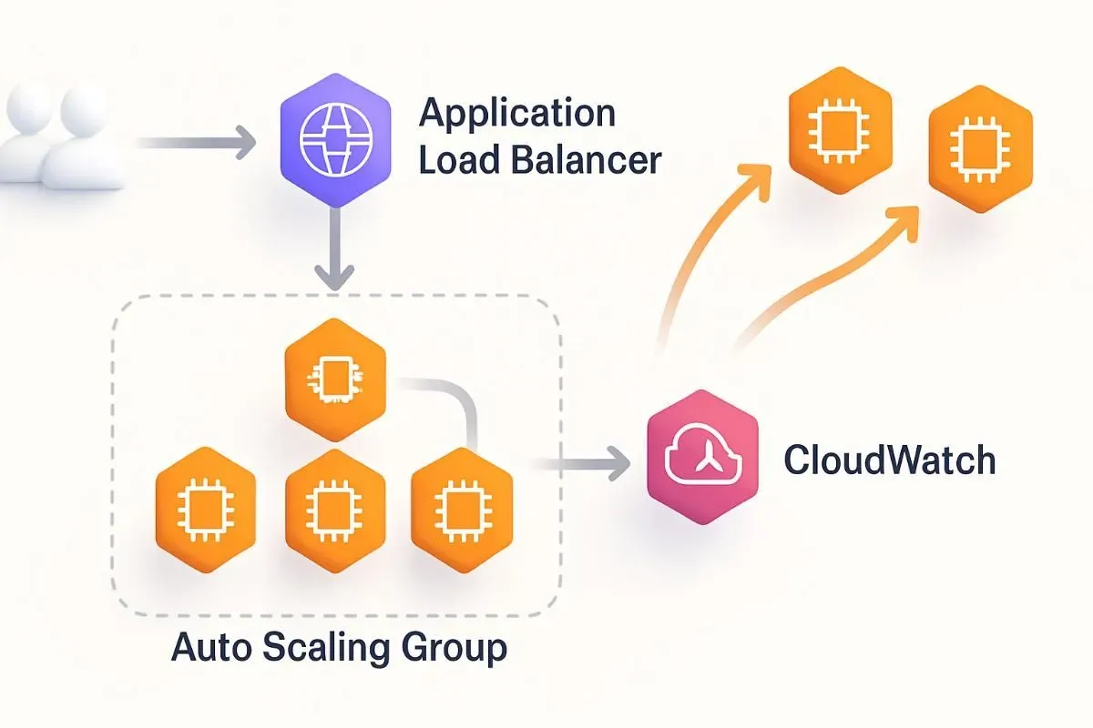 Kiến trúc AWS ALB và Auto Scaling Group