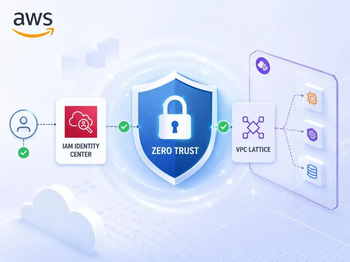 Mô hình Zero Trust trên AWS với IAM Identity Center và VPC Lattice