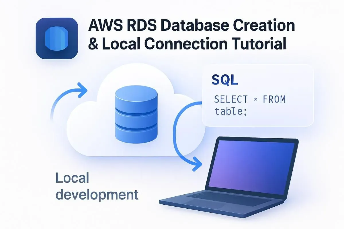 AWS RDS tạo database và kết nối từ local