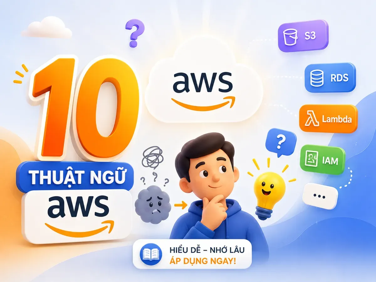 10 thuật ngữ AWS khó nuốt nhất giải thích bình dân