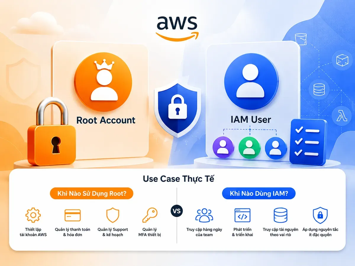AWS Root Account vs IAM User